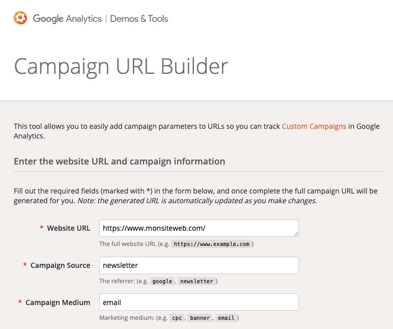 tracking emailing avec google analytics