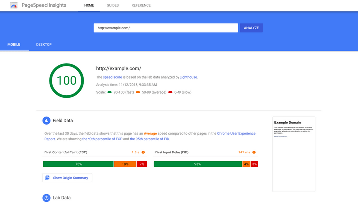 Page Speed Insight Google Audit SEO