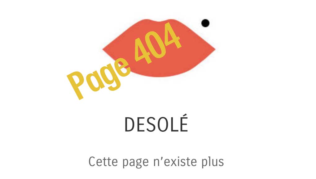 page 404 personnalisée