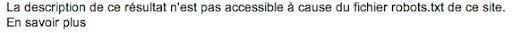 meta description disallow robots txt