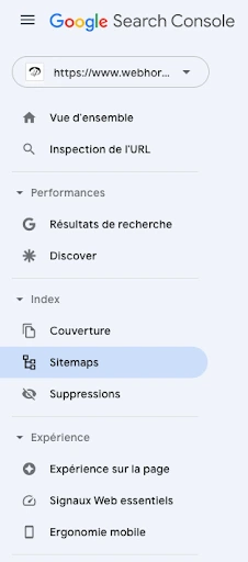 search console sitemap