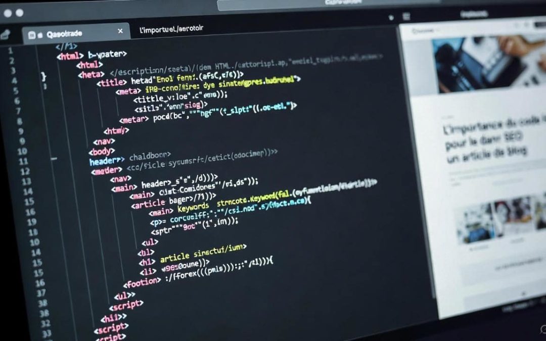 L’importance du code HTML pour le SEO dans un article de blog