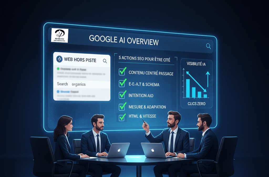Google AI Overview en France : les 5 actions SEO à réaliser pour ne pas disparaître des résultats