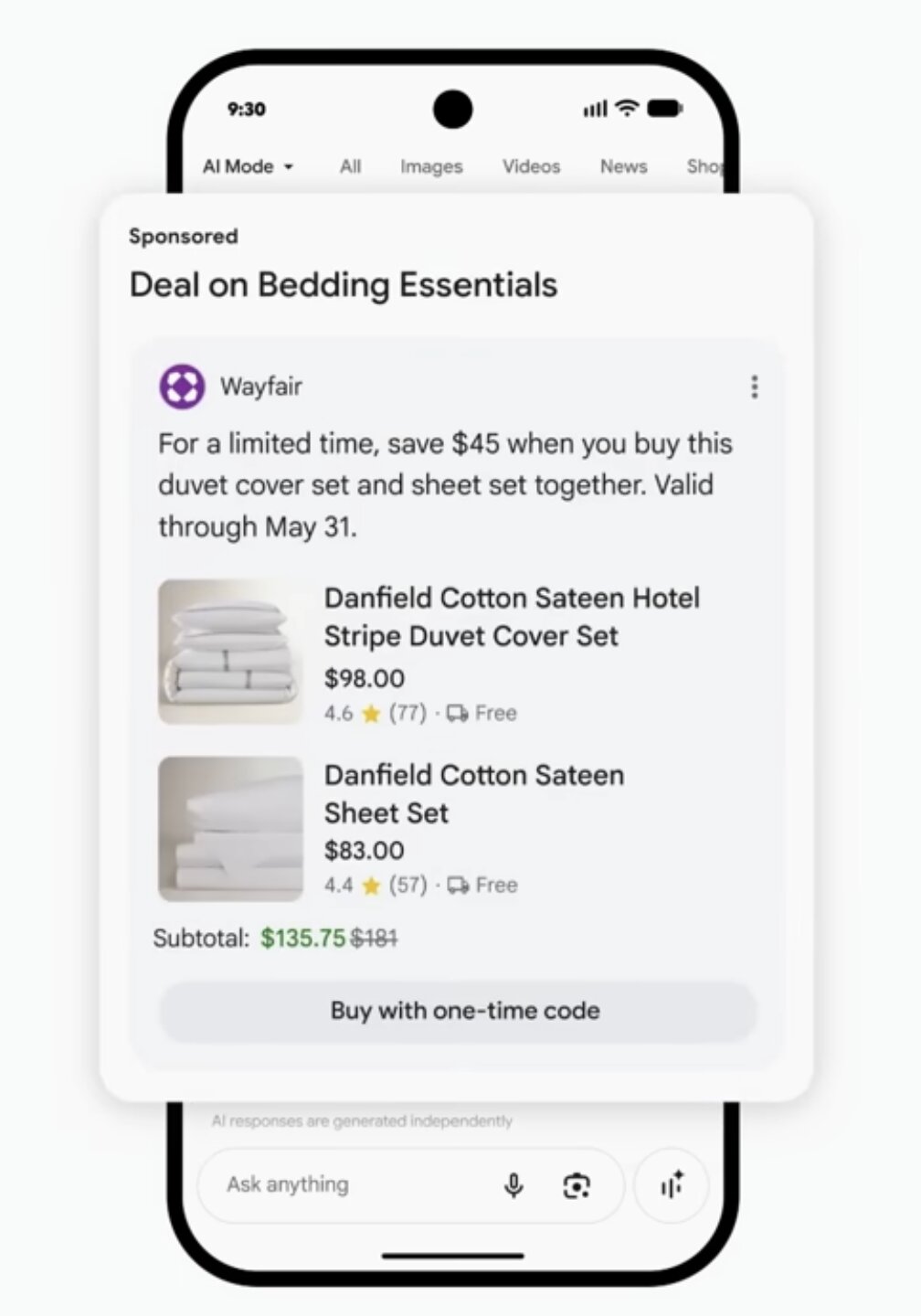 Google Ads AI annonce personnalisée