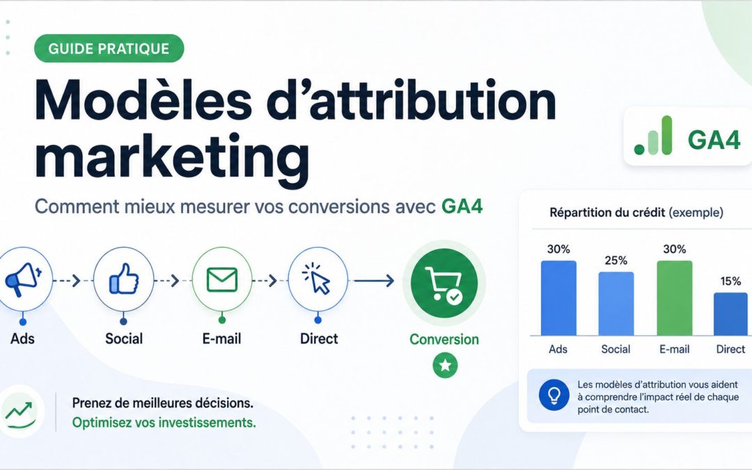Modèles d’attribution GA4 et Google Ads : comprendre vos conversions